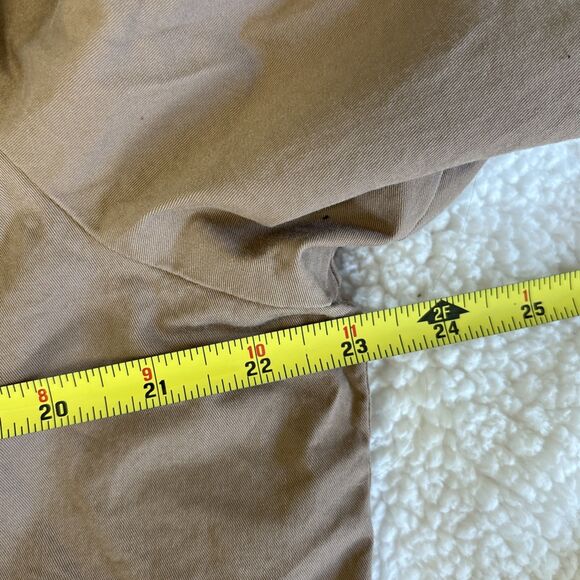 Light Brown Tan Chicos Jacket Size 3 XL Button Up Fully Lined Safari - Picture 5 of 5
